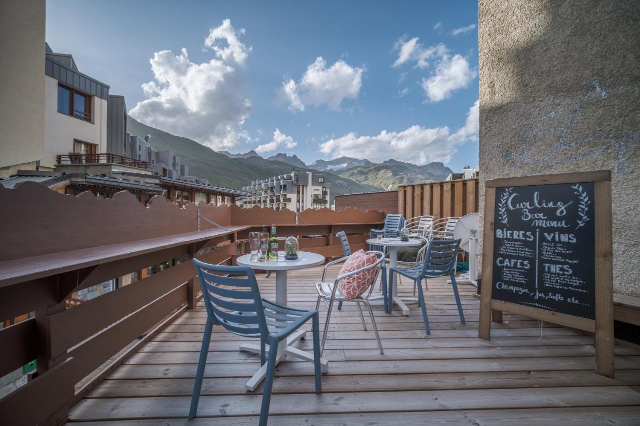 Curling Hotel & Bar Tignes Bagian luar foto